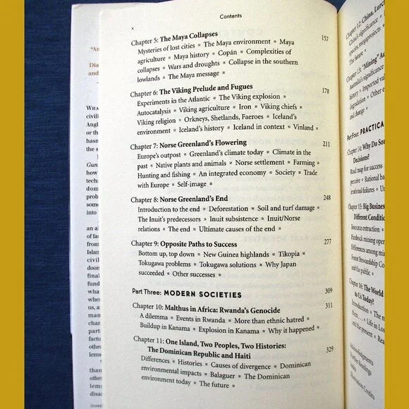 Book - Collapse: How Societies Choose to Fail or Succeed, by Jared Diamond - Picture 8 of 15